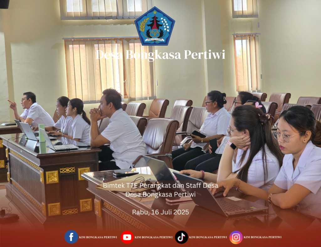 Bimtek TTE Perangkat dan Staff